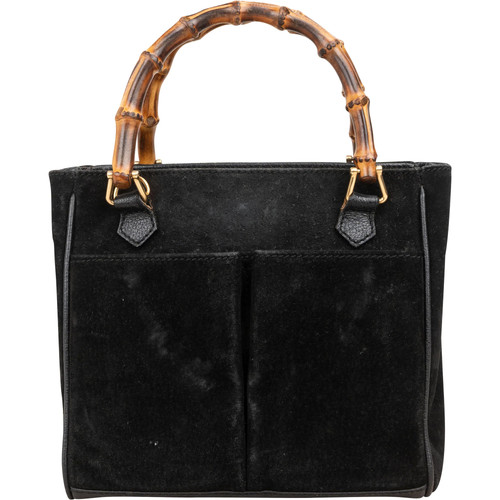 Borsa mano gucci scamosciata - a,