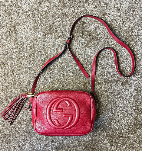 Borsa tracolla gucci soho - a,