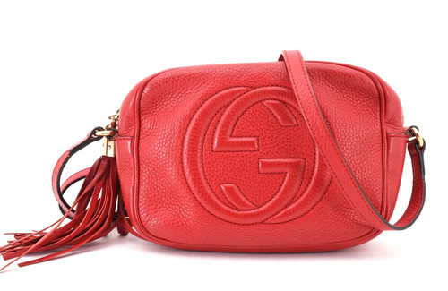 Borsa tracolla gucci soho - a,