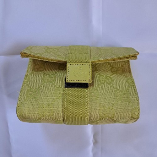 Gucci yellow pouch piccola - gucci,